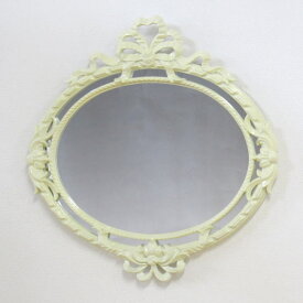 鏡 壁掛け　イタリア製　C493WH ホワイト 壁掛け鏡(壁掛けミラー/ウォールミラー)