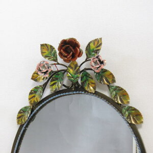 【楽天市場】鏡 壁掛け イタリア製 『バラアイアン』 壁掛け鏡(壁掛けミラー/ウォールミラー)：北欧雑貨 マット プロヴァンスの風