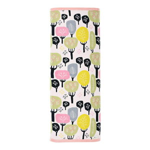 フェイスタオル 『polku スキニータオル』 30×80cm スリム ポルク 北欧 かわいい おしゃれ 花柄 植物柄 鳥 ドット 水玉 森 バラ 薔薇 ガーゼ 薄手