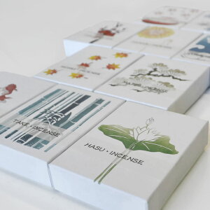 【ネコポス便可能】香彩堂 HANGAインセンス 20g版画 スティック お線香 京線香 お香 室内香 室内芳香 ルームインセンス 四季折々 和の香り 春夏秋冬 贈答用 ギフト ご贈答用 日本製 ネコポス対