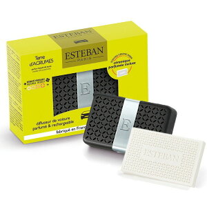 エステバン カーフレグランス テールダグリューム 車 芳香剤 カー フレグランス アクセサリー 車 空間 エコフレンドリー 詰め替え可能 フレグランス 誕生日 ギフトクラシックコレクション