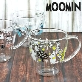 【当日発送可能】ムーミン 耐熱グラスマグ 耐熱マグ ムーミングッズ MOOMIN グラスマグ 電子レンジ 誕生日 記念品 御礼 ガラスコップ スナフキン リトルミィ おしゃれ 食器 カップ グラス 山加商店 mm3600 プレゼント ギフト