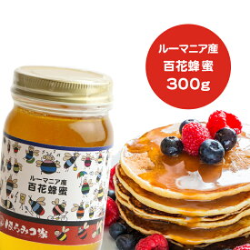 【20％OFFクーポン配布】ルーマニア産純粋百花はちみつ 300g 百花はちみつ ルーマニア産 蜂蜜 外国産 ハニー はちみつ 非加熱【まとめ買いSALE対象】 〔Honey House〕bf