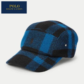 【あす楽対応】POLO RALPH LAURENPlaid Wool-BlendTwill Five-Panel Capポロ ラルフローレンウールブレンドチェックキャップウールキャップ、ベースボールキャップ710852070001ラルフローレン、ralph lauren正規商品