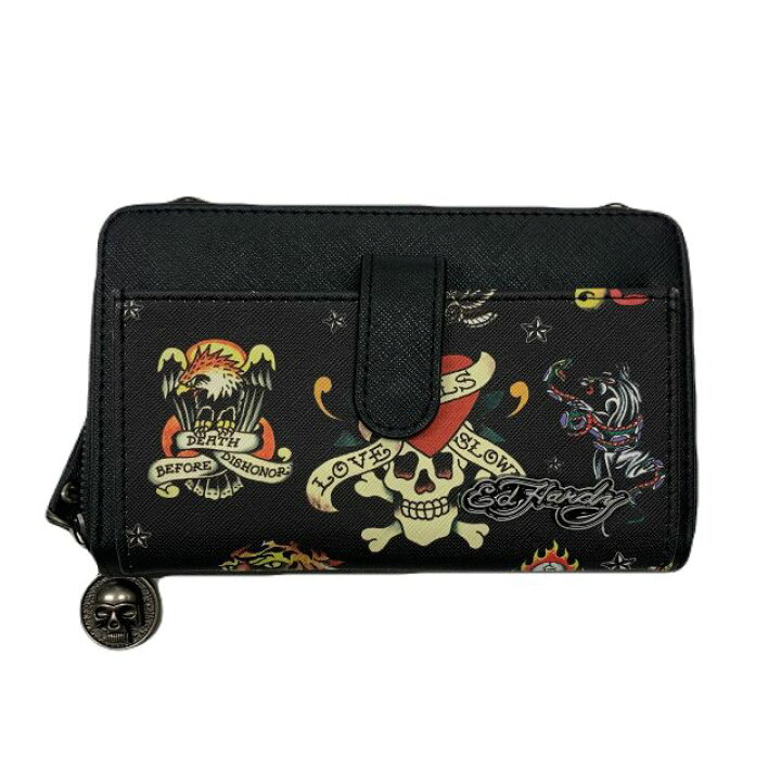 楽天市場】Ed hardyWALLET BAGエド ハーディウォレットバッグ長財布 