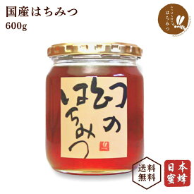 国産蜂蜜 日本蜜蜂 幻のはちみつ 600g ニホンミツバチ はちみつ ハチミツ 結晶蜜 非加熱 純粋