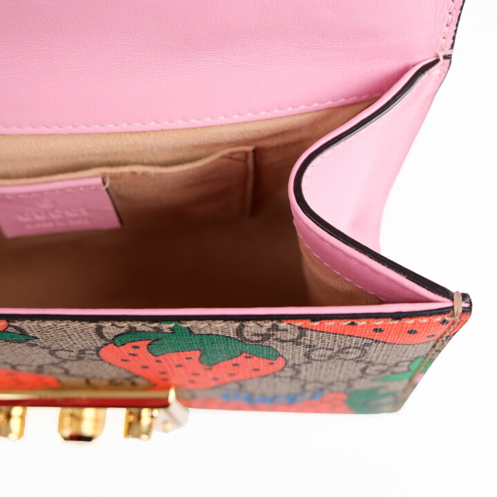 楽天市場】【美品】GUCCI グッチ パドロック ストロベリー チェーン 
