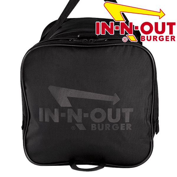 【送料無料】In-N-Out Burger イン・アンド・アウト バーガー ダッフルバッグ トラベルバッグ ボストンバッグ 旅行 合宿  荷物の多い時に！ アメリカ 西海岸 カリフォルニアで人気のハンバーガーショップのグッズです！ | HoneyDo