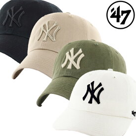 47 キャップ '47 フォーティーセブン ヤンキース クリーンナップ キャップ MLBニューヨーク ヤンキース NY ウォッシュド 4色 フォーティセブン 帽子 野球帽 日焼け対策に！男女兼用 ユニセックスメンズ/レディース 【送料無料】