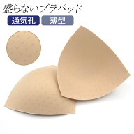 ブラパッド 通気性 薄型 通気孔 盛らない 三角カップ 洗い替え 交換用 ムレ対策 胸パッド スポブラ ナチ…