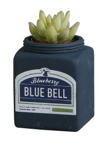 【JL-801-NV】ジャムポット ネイビー☆ジャムの瓶をイメージして作られたかわいい植木鉢♪