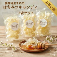 ＼ランキング1位獲得／ はちみつキャンディ 80g×3袋 のど飴 セット ギフト お中元 贈り物 国産 はちみつ…