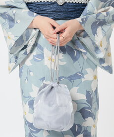 【全品5%OFFクーポン配布中！8/18まで】SALE 巾着 浴衣 和小物 ウォッシャブル 浴衣小物 2026浴衣 バッグ 浴衣雑貨 花火大会 夏祭り 花柄レース ジャカード レディース セール Honeys ハニーズ 浴衣巾着