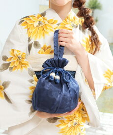 【全品5%OFFクーポン配布中！8/18まで】SALE 巾着 浴衣 和小物 ウォッシャブル 浴衣小物 2026浴衣 バッグ 浴衣雑貨 花火大会 夏祭り レディース セール Honeys ハニーズ 浴衣巾着（ワンハンドル）