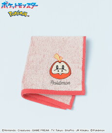 【全品対象5%OFFクーポン♪】タオルハンカチ タオル ハンカチ ミニタオル ポケモン キャラクター 綿100％ 刺繍 ワンポイント 白 ホワイト シロ レディース Honeys ハニーズ ポケモン／タオル