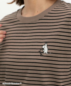 【期間限定クーポン配布中】トップス Tシャツ ロンT 長袖Tシャツ カットソー 長袖 コットン 綿 ムーミン キャラクター レディース Honeys ハニーズ ムーミン／長袖Tシャツ