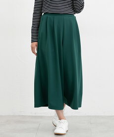 【MAX2000円OFFクーポン配布中！】SALE ボトムス パンツ ガウチョパンツ ワイドパンツ 大きいサイズ ストレッチ カットジョーゼット 再生ポリエステル 無地 レディース セール Honeys ハニーズ カット素材ガウチョパンツ