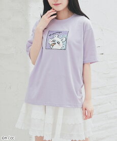 ■期間限定クーポン配布中♪■トップス Tシャツ 半袖Tシャツ カットソー 半袖 ちいかわ キャラクター クルーネック キッズ グッズ 子供 綿混 Chiikawa レディース Honeys ハニーズ ちいかわ／Tシャツ