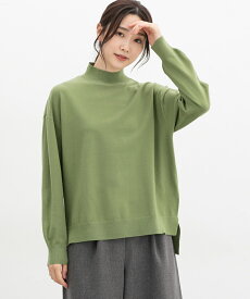 ■最大30%OFFクーポン対象♪■SALE トップス ニット セーター 長袖 ハイネック ヒアルロン酸加工 レディース セール Honeys ハニーズ ヒアルロン酸ゆるハイネックニット
