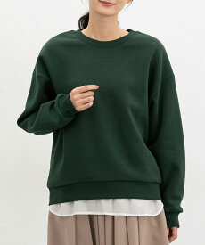 ＼期間限定クーポン配布中♪／トップス スウェット 長袖 男女兼用 ユニセックス ハニぽか あったか 大きいサイズ ゆったり 裏毛 綿混 レディース Honeys ハニーズ 裏起毛ゆるスウェット