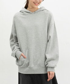 トップス パーカー プルパーカー スウェット 長袖 男女兼用 ユニセックス 裏毛 オーバーサイズ 綿 無地 レディース Honeys ハニーズ こだわり綿プルパーカー