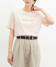 ■10%OFFクーポン配布中♪■トップス Tシャツ 半袖Tシャツ カットソー 半袖 コットン 綿 UVカット リラックマ キャラクター レディース Honeys ハニーズ リラックマ／Tシャツ