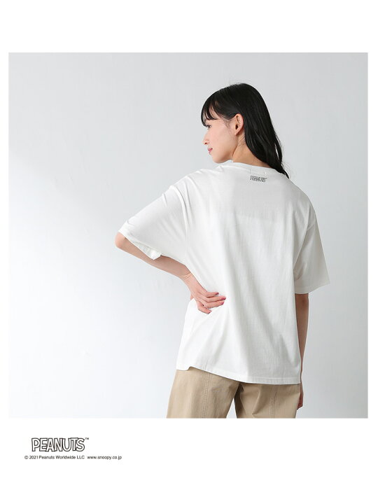 楽天市場 トップス Tシャツ 半袖 プリント 綿 コットン バックロゴ カジュアル レディース 春 夏 Honeys ハニーズ スヌーピーｔシャツ ハニーズ オンラインショップ