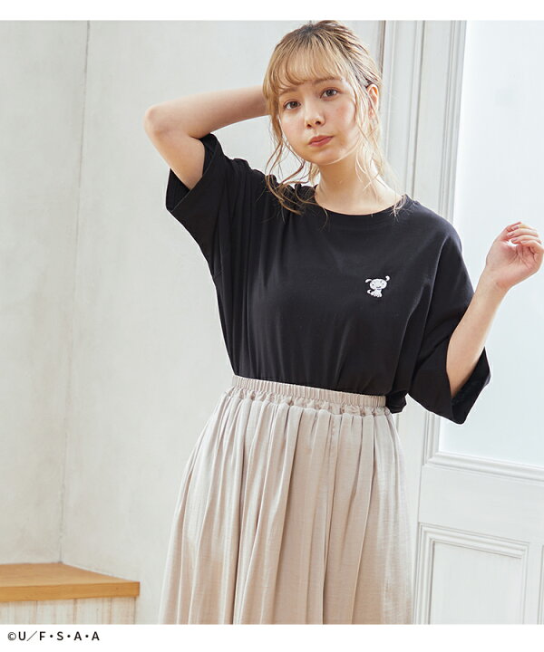 楽天市場 トップス Tシャツ 半袖 ワンポイント 刺繍 綿 コットン ゆったり おしゃれ レディース 夏 Honeys ハニーズ クレヨンしんちゃんｔ ハニーズ オンラインショップ