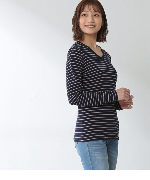 楽天市場】トップス Tシャツ 長袖 Vネック 無地 ボーダー 綿 シンプル レディース 秋 冬 Honeys ハニーズ オーガニックVネックT : ハニーズ オンラインショップ 楽天市場】トップス Tシャツ 長袖 Vネック 無地 ボーダー 綿 シンプル レディース 秋 冬 Honeys ハニーズ オーガニックVネックT : ハニーズ オンラインショップ
