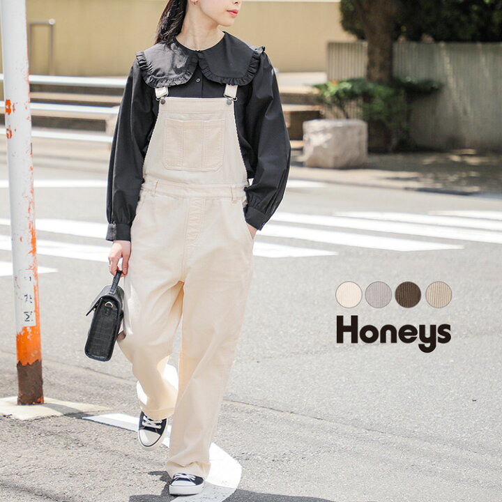 楽天市場 オーバーオール オールインワン サロペット コーデュロイ 無地 おしゃれ レディース 秋 冬sale セール Honeys ハニーズ オーバーオール ハニーズ オンラインショップ