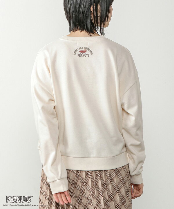 楽天市場 トップス 長袖 トレーナー スウェット 裏毛 イラストプリント ロゴ レディース 冬 Honeys ハニーズ スヌーピー トレーナー ハニーズ オンラインショップ