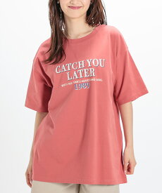 スーパーSALE限定タイムセール★トップス Tシャツ カットソー ユニセックス レディース メンズ 白 黒 半袖 USAコットン 夏 Honeys ハニーズ ロゴプリントゆるTシャツ