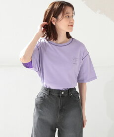 トップス Tシャツ カットソー 半袖 ロゴ オーバーサイズ 男女兼用 ユニセックス レディース 夏 Honeys ハニーズ 配色ステッチゆるロゴT