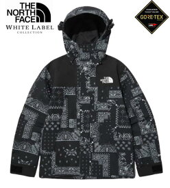 在庫処分 THE NORTH FACE ノースフェイス ダウン NOVELTY LOFTY DOWN JACKET ダウンジャケット WHITE LABEL ペイズリー REAL BLACK ブラック メンズ レディース 男女共用 男性用 女性用 NJ1DM76A