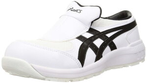 [�A�V�b�N�X] ���S�C/��ƌC �E�B���W���u CP211 SLIP-ON �X���b�|�� �l�H��v �z���C�g/�u���b�N 26.0cm 3E