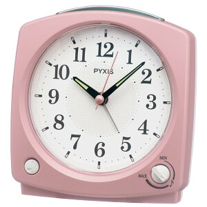 �Z�C�R�[�N���b�N(Seiko Clock) �ڊo�܂����v �u�����v �A�i���O �����f�B �s���N�p�[�� PYXIS �s�N�V�X 125×120×69mm NR455P