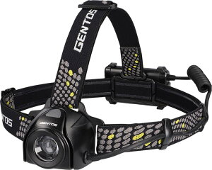 GENTOS(�W�F���g�X) LED �w�b�h���C�g �y���邳550���[����/���p�_��8����/�㕔�F�����z �P3�`�d�r3�{�g�p �w�b�h�x�C�_�[ HV-033HD