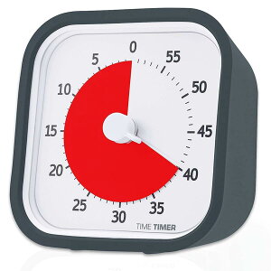 TIME TIMER MOD 9cm 60�� �^�C���^�C�}�[ ���b�h(�J�o�[�t��) �`���R�[���O���C ���ԊǗ� �w�K�^�C�}�[ TTM9-W ���K�i