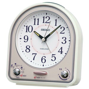 �Z�C�R�[�N���b�N(Seiko Clock) �ڊo�܂����v �u�����v �A�i���O 31�� �����f�B �A���[�� ���p�[���E�ꕔ�s���N�p�[�� 139×126×70mm QM750P