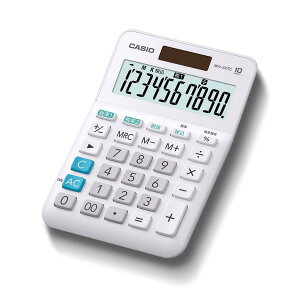 �J�V�I W�ŗ��d�� 10�� �Ōv�Z �z���C�g �~�j�W���X�g�^�C�v MW-100TC-WE-N