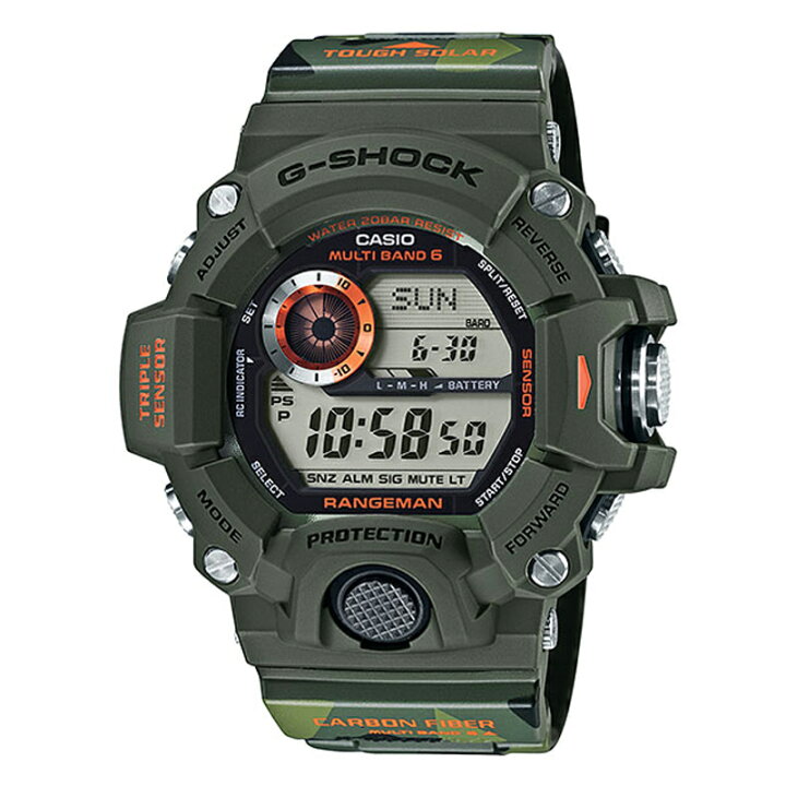楽天市場】G-SHOCK レンジマン メン・イン・カモフラージュ GW-9400CMJ
