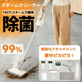 【楽天1位★水だけで清浄除菌！】スチームモップ スチームクリーナー 電動モップ 水拭きモップ ハンディスチームクリーナー スチーム掃除機 蒸気モップ 床 カーペット 絨毯 畳掃除 清潔 モップ 軽量 除菌 脱臭 掃除モップ キッチン 換気扇油汚れ エアコン 窓ガラス