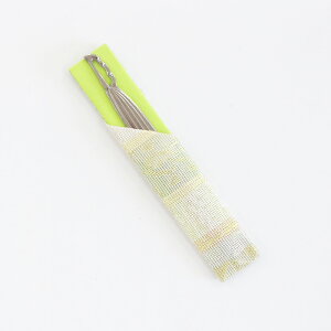 茶道具 菓子切り ステンレス楊枝(笹)紗楊枝入付(具留利錦) 茶道 茶席 茶会 お稽古 お菓子 お茶菓子 菓子切 女子用 女性用 送料無料