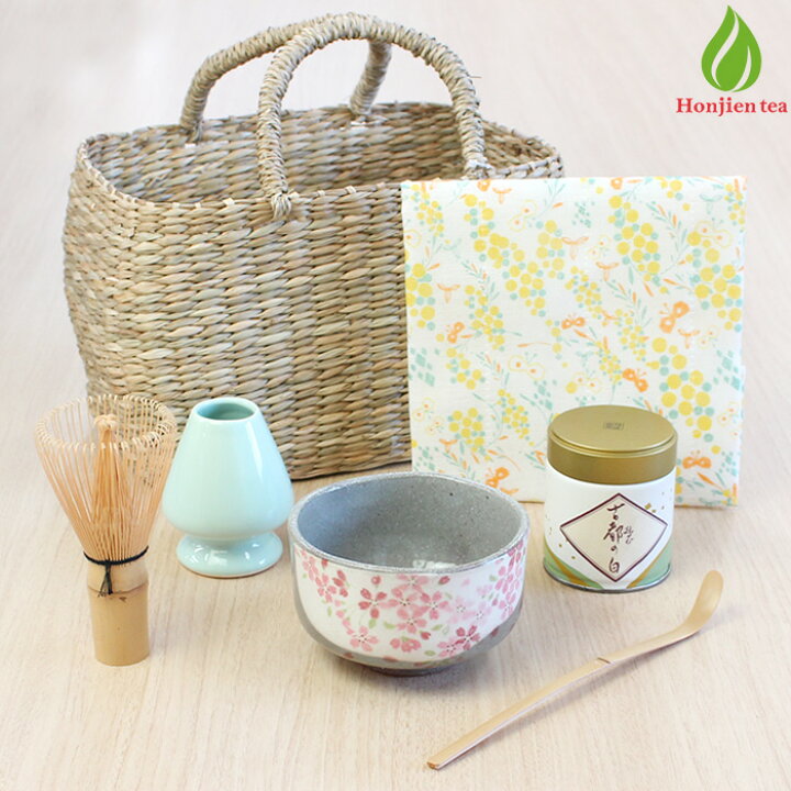 楽天市場】茶道具 セット 初心者 抹茶セット カゴバッグ 付き 茶道具8 