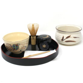 茶道具 セット 山道盆 盆略点前セット 裏千家 初心者 茶碗 茶筅 建水 茶杓 茶巾 棗 お稽古 茶道 （メーカー直送品）【返品交換不可】 送料無料
