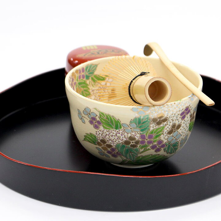 楽天市場】茶道具 抹茶茶碗 宮地英香作 仁清 紫陽花 お茶碗 日本製 