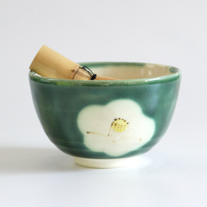 楽天市場】茶道具 抹茶茶碗 清水焼 織部椿 西川貞三郎商店 京焼 お茶碗 