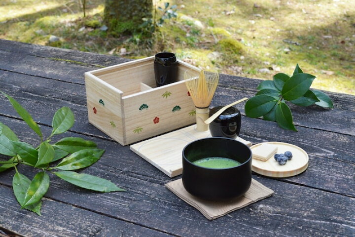楽天市場】茶道具 セット 初心者 茶道具セット 遊茶箱 朱掻合（レッド 