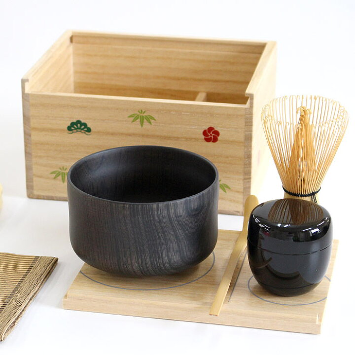 楽天市場】茶道具 セット 初心者 茶道具セット 遊茶箱 白木地 