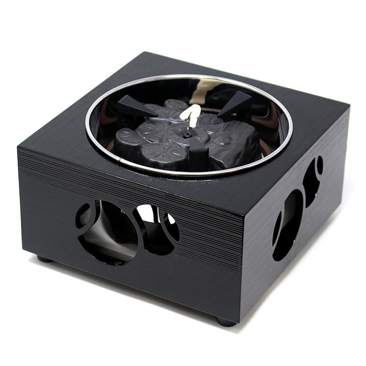 楽天市場】茶道具 電熱器 万能箱風炉 電気炭付 強弱切替スイッチ付（YU  